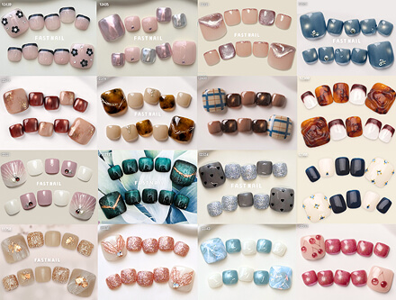 【フット】定額アートコース（華やかアートネイル約50種から選べる）