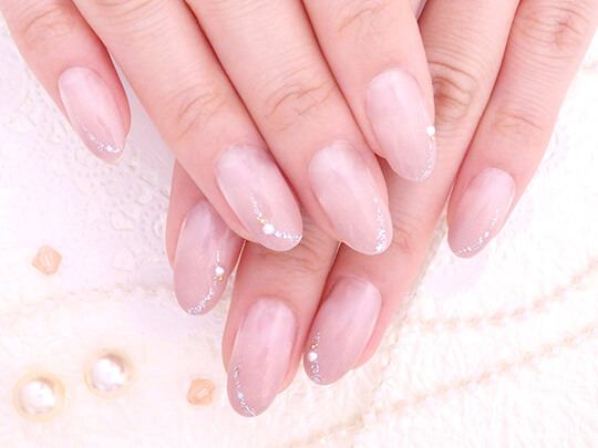 クリアジェルネイル01