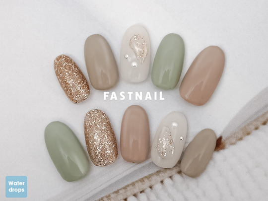 グレージュネイル03